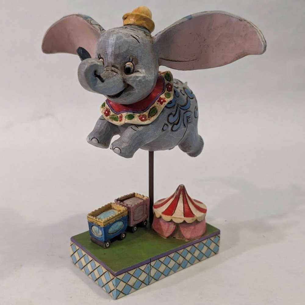 Disney Traditions Jim Shore Dumbo Faith In Flight Figurine 4010028 Circus Flying